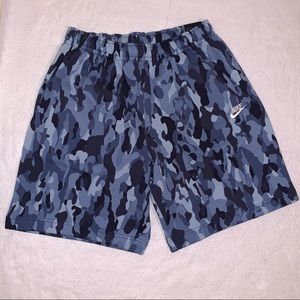 Nike Sports Wear NSW Club Blue Camo Sweat Shorts